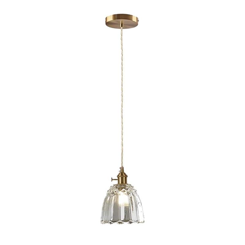 5.9 Inch hanging light gold hanging light fixtures glass, metal pendant lights
