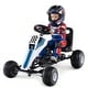 preview thumbnail 1 of 18, Gymax Pedal Go Kart for Kids 4-Wheel Ride On Toy w/ Steering Wheel & White