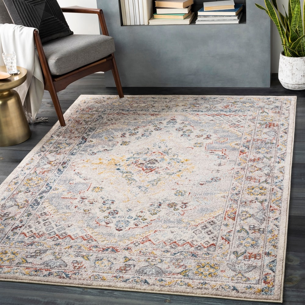 Livabliss Elmas Traditional Persian Medallion Area Rug