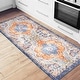 preview thumbnail 19 of 40, World Rug Gallery Distressed Bohemian Vintage Anti-fatigue Standing Mat 18" x 47" - Multi