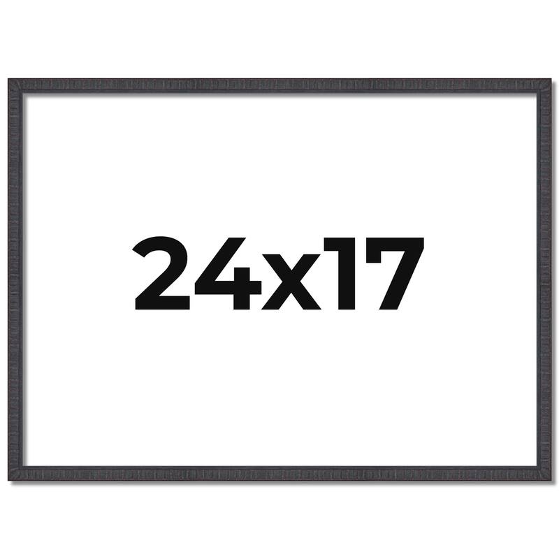 24x17 Frame Brown Picture Frame - Complete Modern Photo Frame Includes
