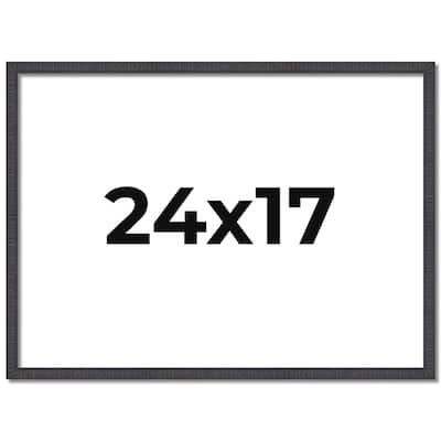 24x17 Frame Brown Picture Frame - Complete Modern Photo Frame Includes