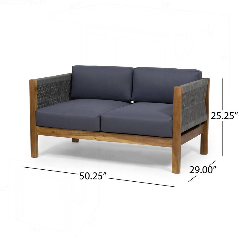 Stylish Outdoor Loveseat and Coffee Table Set for Relaxing Moments