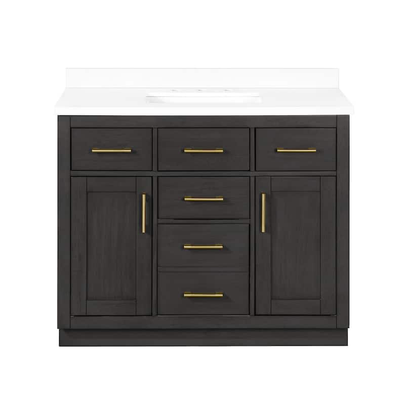 OVE Decors Bailey Bathroom Vanity with Power Bar