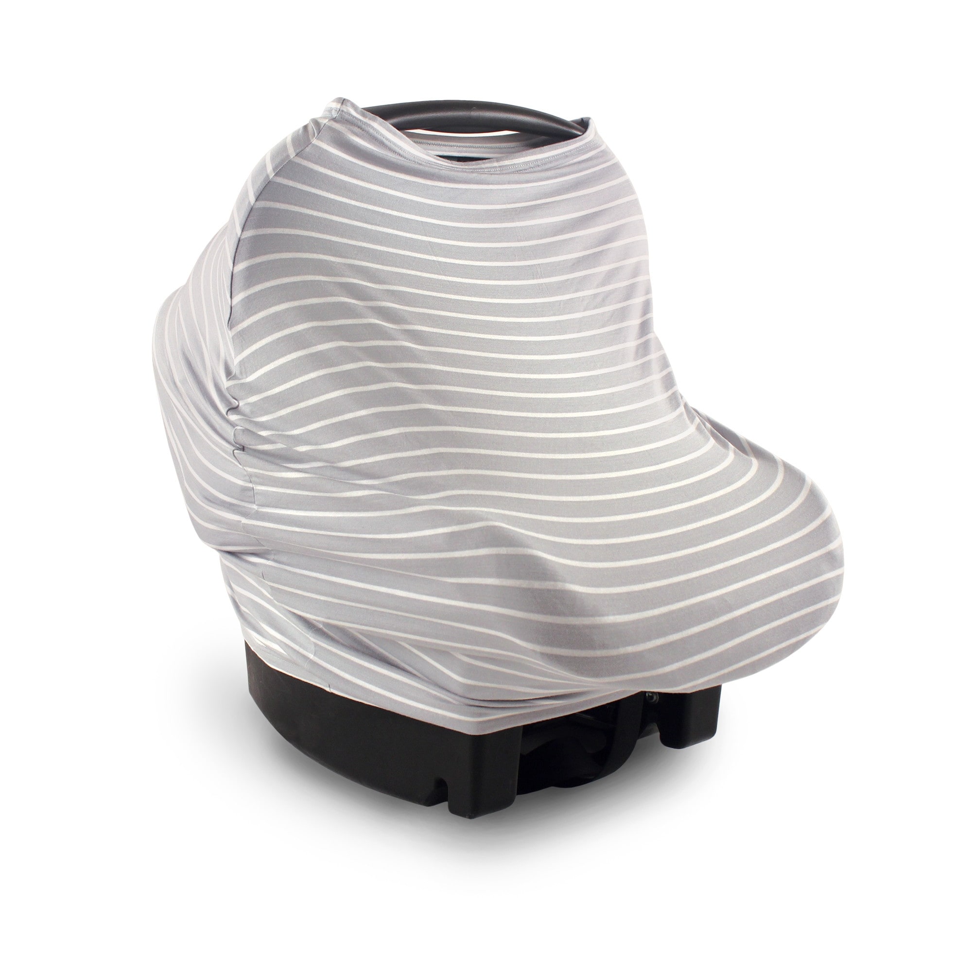Yoga Sprout Baby Unisex Multi-use Car Seat Canopy, Gray Stripe, One Size - Gray Stripe