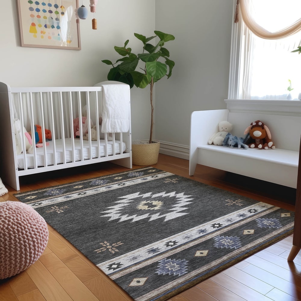 Premium Washable Super Soft Boho Tribal Mayfield Rug