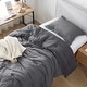 preview thumbnail 10 of 9, Yoga Pants® - Coma Inducer® Oversized Cooling Comforter Set - Steel Gray