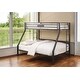 preview thumbnail 5 of 9, Sturdy Twin XL/Queen Bunk Bed, Metal Frame with Guardrail