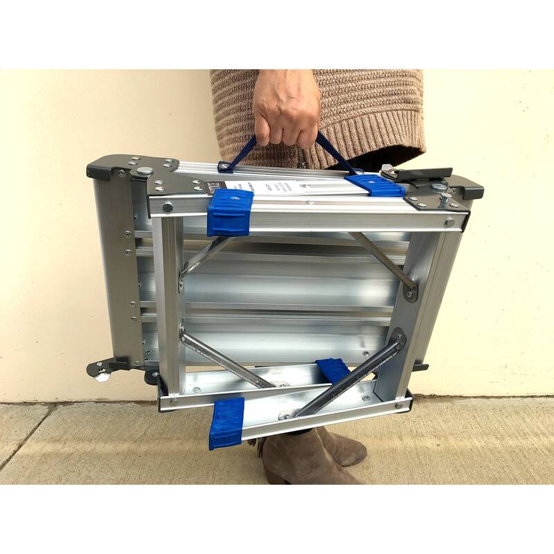 Foldable Aluminum Platform & Step Stool (350 lbs. Maximum Capacity