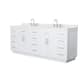 Option White, Nickel Trim, Giotto Quartz Top