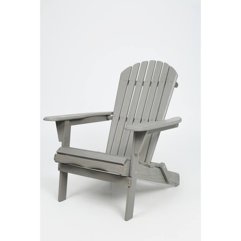 Wood Lounge Patio Chair for Garden Set of 2