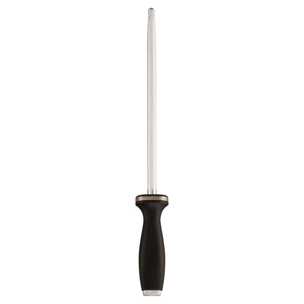 ZWILLING 10-inch Sharpening Steel with Stainless Steel End Cap