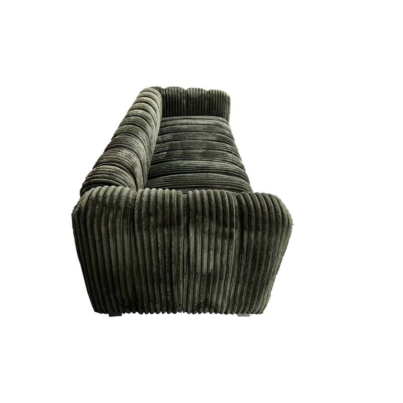 82.68-inch high-end corduroy multi-seat sofa