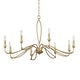 preview thumbnail 6 of 10, Uttermost Corella 8 Light Chandelier - 40"W x 40"D x 23"H