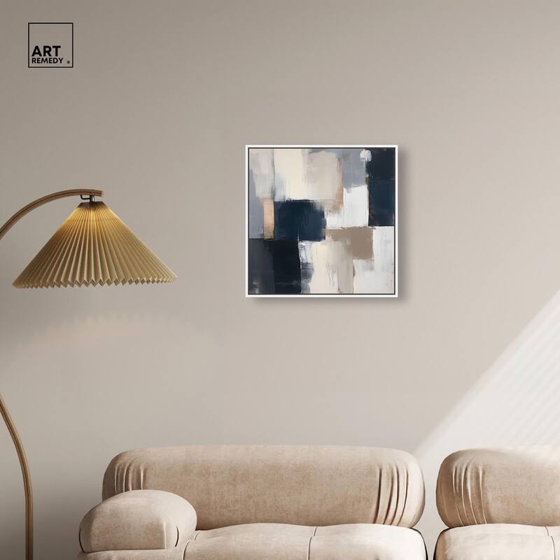 Blue Mood Depth III Canvas by Art Remedy