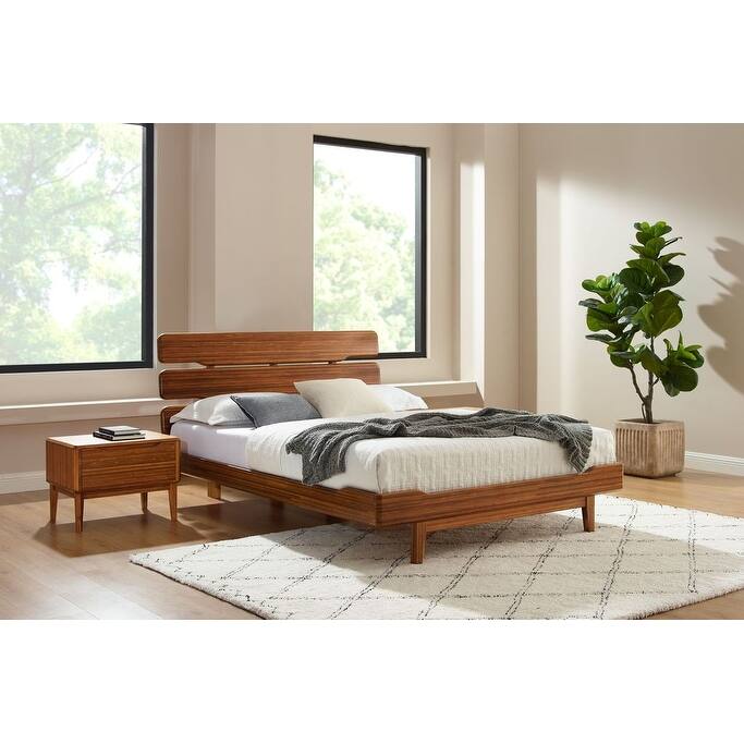 Dylan Queen Platform Bed, Copper