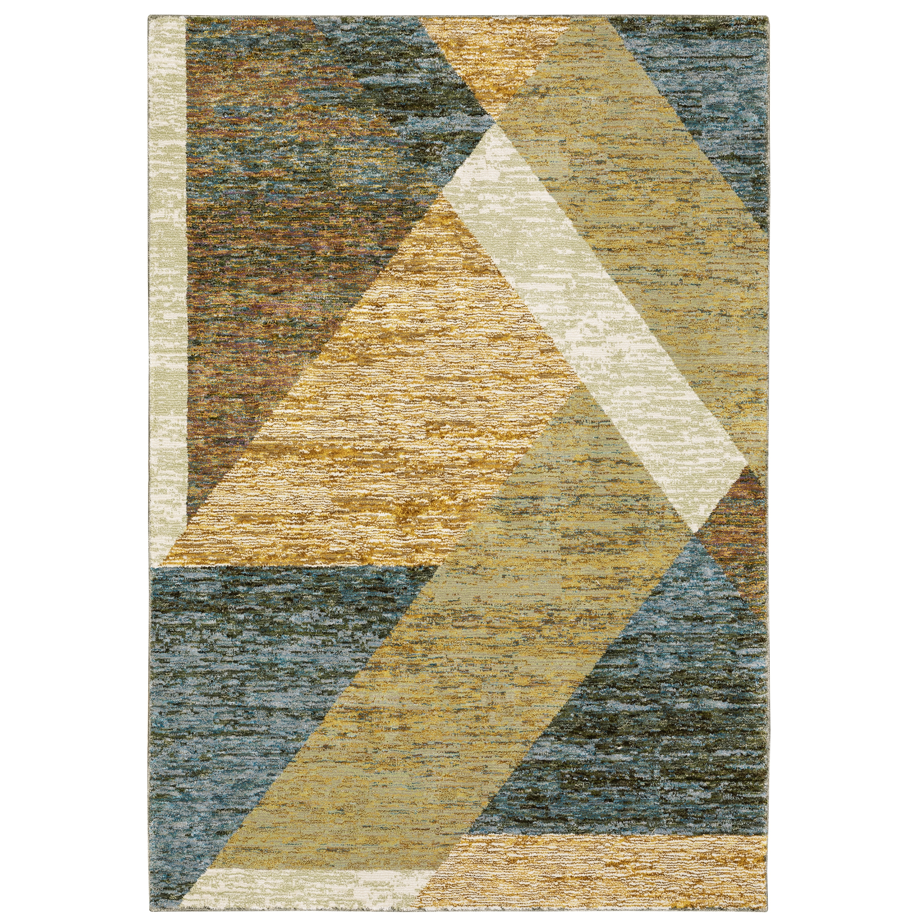 Gold Décor Direct TYBEE Modern Casual Geometric Area Rug 