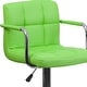 preview thumbnail 11 of 103, Quilted Vinyl Adjustable Chrome Bar Stool (Set of 2)