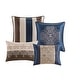 preview thumbnail 22 of 24, Madison Park Essentials Parker Jacquard Embroidered Pieced 24 Piece Room in a Bag