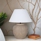 preview thumbnail 9 of 11, 26" Ceramic Table Lamp with Linen Shade