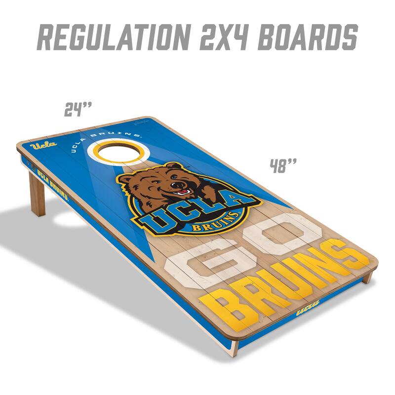 UCLA Bruins NCAA 2x4 Professional Cornhole Board Set