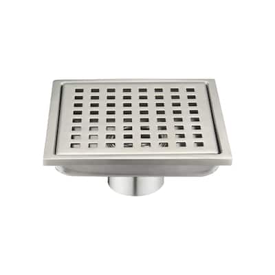 Topcraft 6-Inch Stainless Steel Square Floor Drain