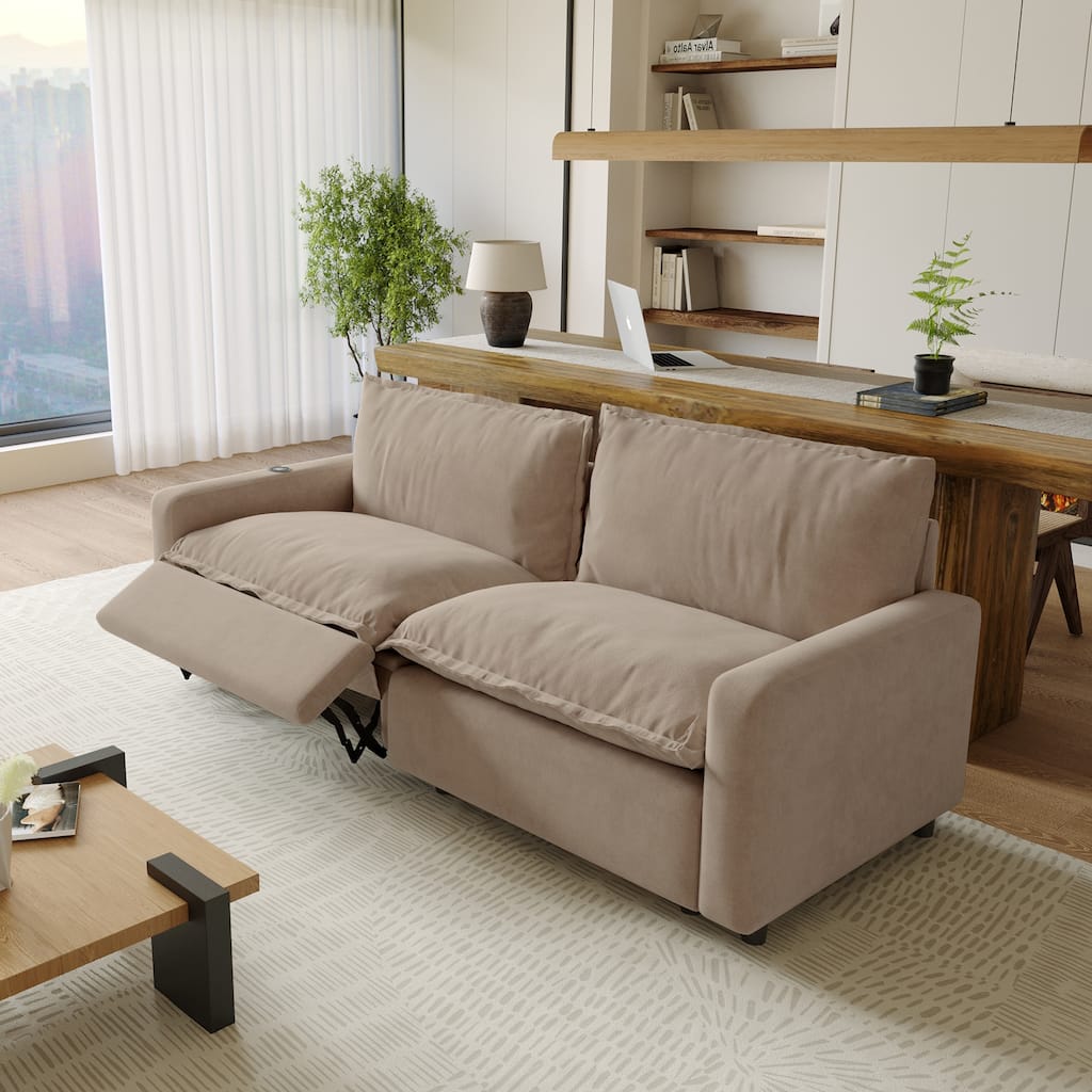 Modern Power Recliner Sofa Sectional Couches for Living Room Cloud Couch Comfortable Loveseat Recliner Couches