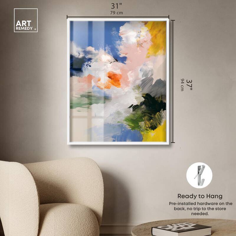 Clouds and Color I Shadowbox by Art Remedy