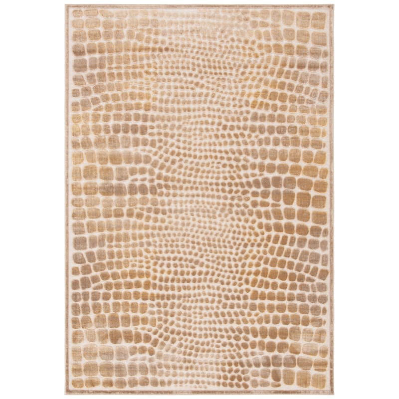 SAFAVIEH Paradise Dina Modern Viscose Rug - 5'3" x 7'6" - Taupe/Multi