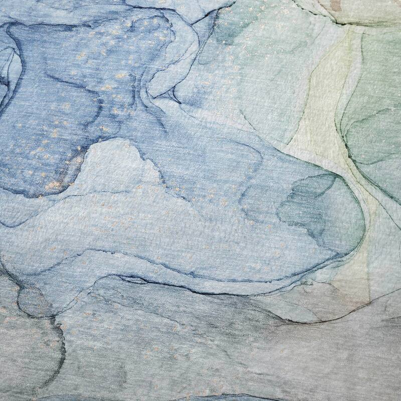 Premium Machine Washable Abstract Contemporary Sherpa Throw Blanket