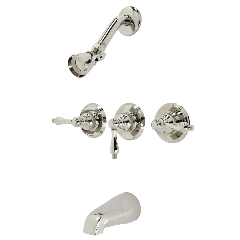 Magellan Three-Handle Tub and Shower Faucet