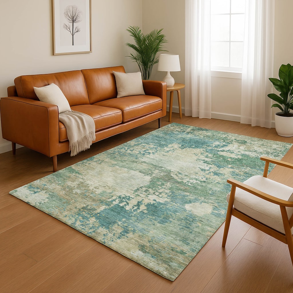 Premium Washable Super Soft Abstract Contemporary Mayfield Rug