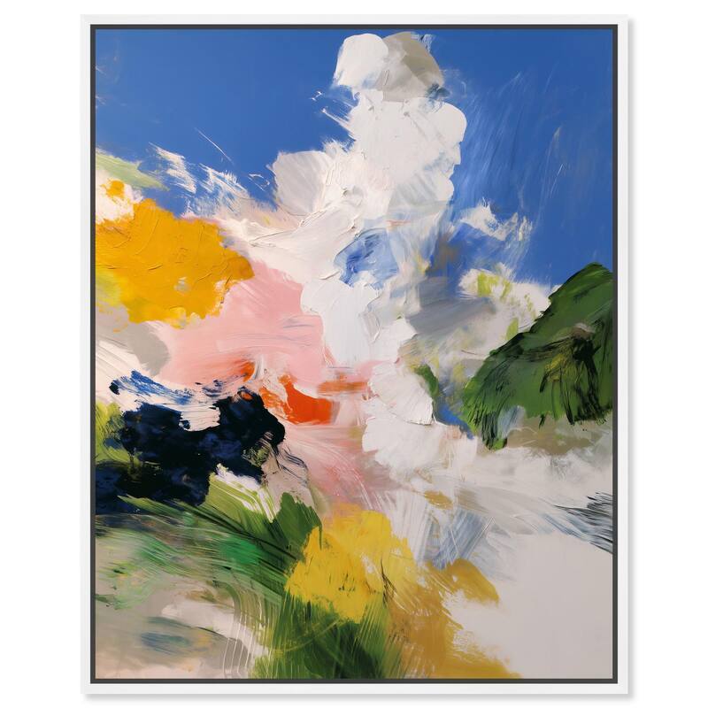 Clouds and Color II Canvas by Art Remedy - White - 30" x 36"