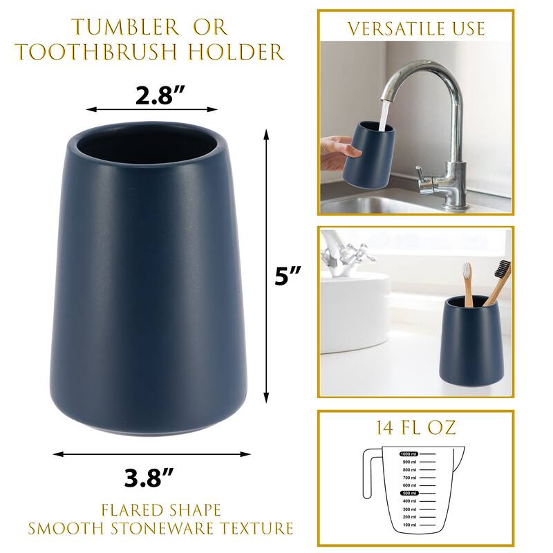 SMOOTH Collection of Bathroom Accessories up to 4 Pieces.