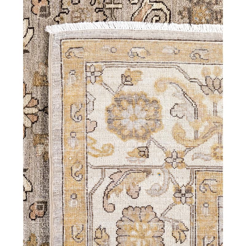 Serapi One-of-a-Kind Hand-Knotted Area Rug - Gray - 7' 10" x 9' 9"