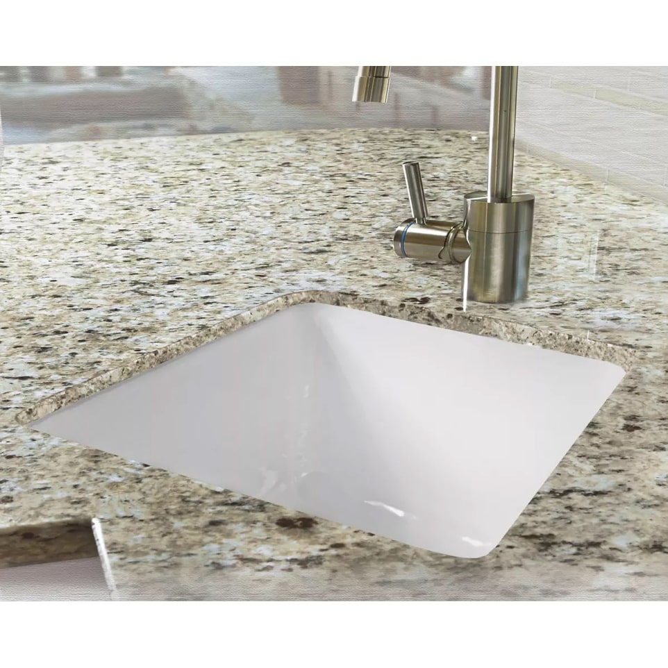 Miseno 16" Single Basin Undermount Cast Iron Kitchen Sink