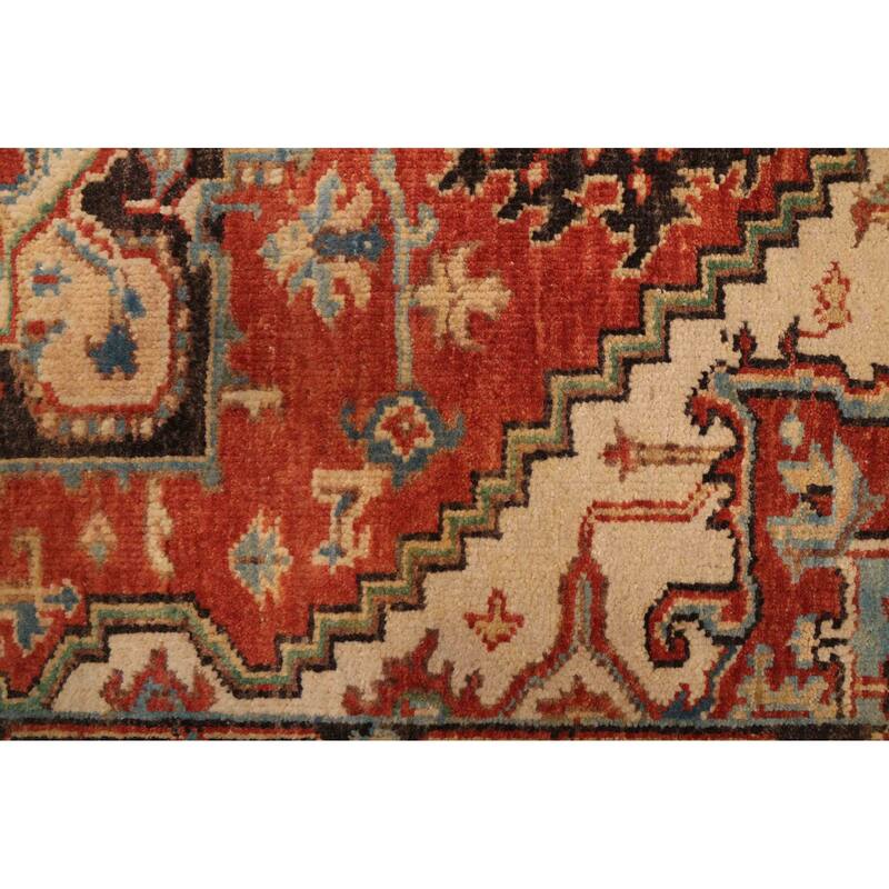 ECARPETGALLERY Hand-knotted Jules Sultane Dark Copper Wool Rug - 3'0 x 5'1