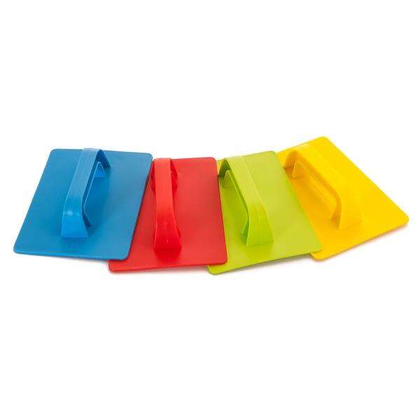 slide 1 of 1, Miniland Mason Trowels, Set of 4 Red, Green, Yellow, Blue - Kids