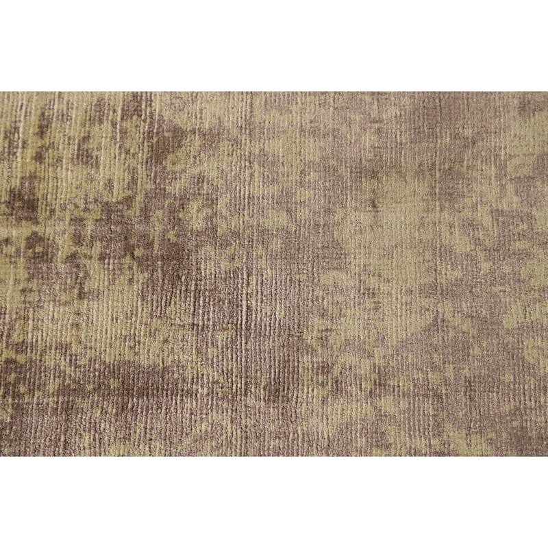 Abstract / Modern Area Rug Handmade Wool Carpet - 6'6" x 9'10"