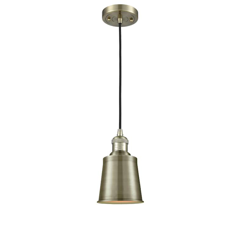 Innovations Lighting Addison - 1 Light 5" Cord Hung Mini Pendant