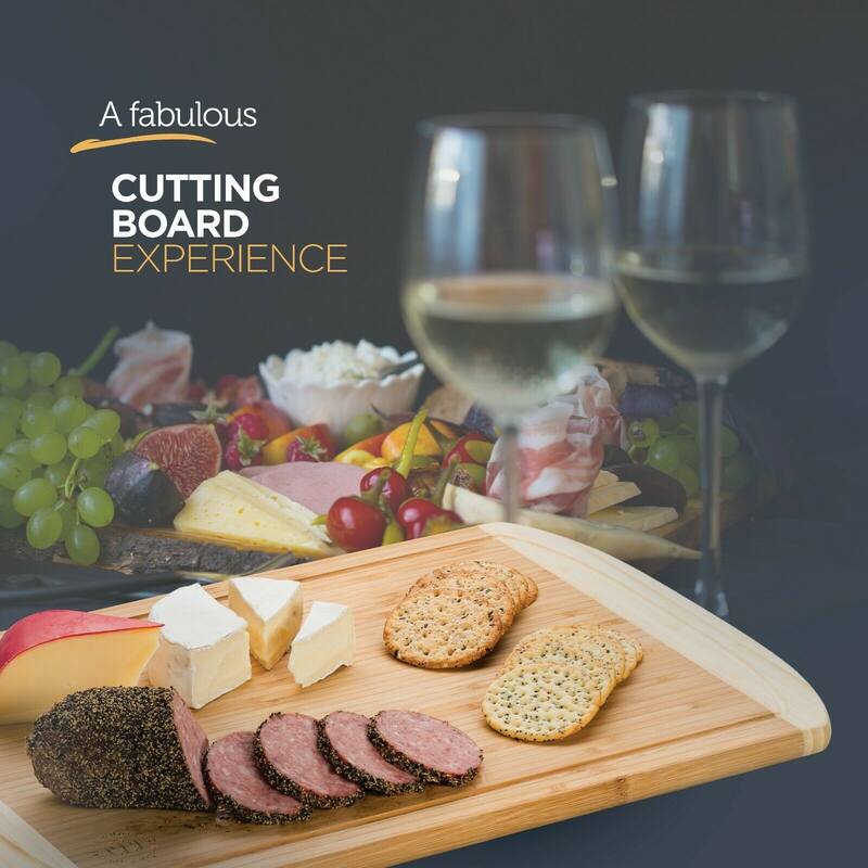 Large Cutting Board, Kitchen Chopping Board, with Juice Grooves.