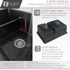 preview thumbnail 5 of 19, STYLISH 27 inches L x 18 inches W Double Bowl 60/40 Dual Mount Composite Granite Kitchen Sink - 27" x 18" x 9.5"