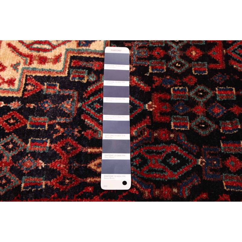 ECARPETGALLERY Hand-knotted Kayseri Vintage Dark Navy Wool Rug - 4'10 x 7'1