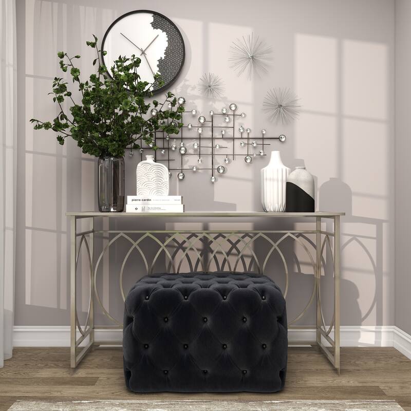 CosmoLiving by Cosmopolitan Metal 3D Starburst Wall Decor (Set of 3) - Silver, Gold, Black, Copper
