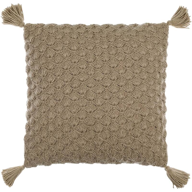 Artistic Weavers Kalae Crochet Shell Pattern Throw Pillow