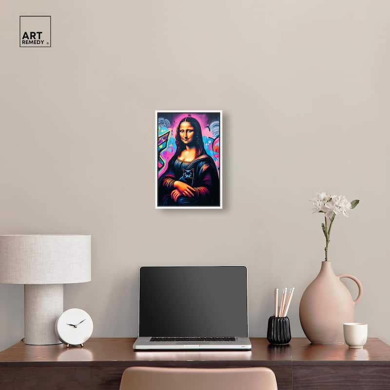 Lisa's Little Secret II Canvas by Art Remedy