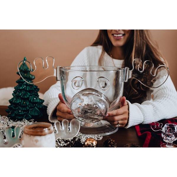 National Lampoon S Christmas Vacation Griswold Moose Punch Bowl 136 Ounces Multi Overstock 13670254