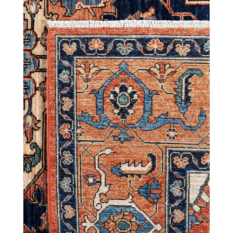 Serapi One-of-a-Kind Hand-Knotted Area Rug - Red, 8' 2" x 9' 11" - 8' 2" x 9' 11"