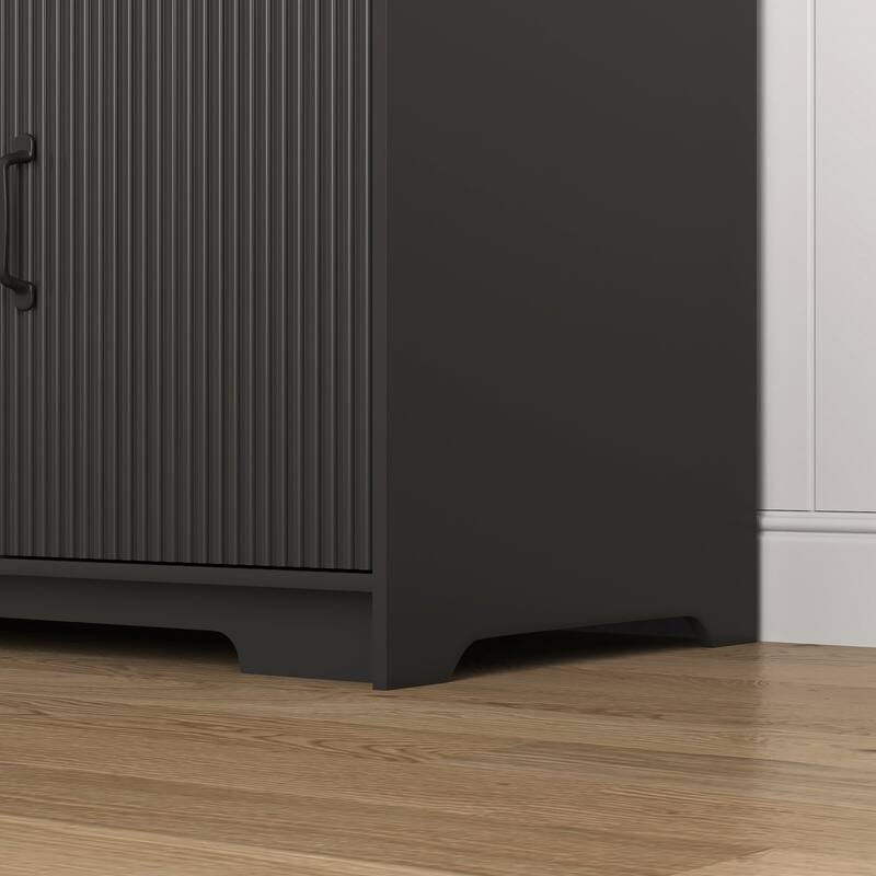 Wardrobe Closet with Automatic Motion Sensor Light, Half-length Mirror Door Armoire Storage Cabinet