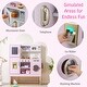 preview thumbnail 25 of 28, Gymax Kids Pretend Kitchen Play Set Toddler Toy Wooden Chef Height